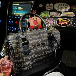 Juicy Couture Black and Gold Satchel